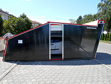 Garage with Roller Doors